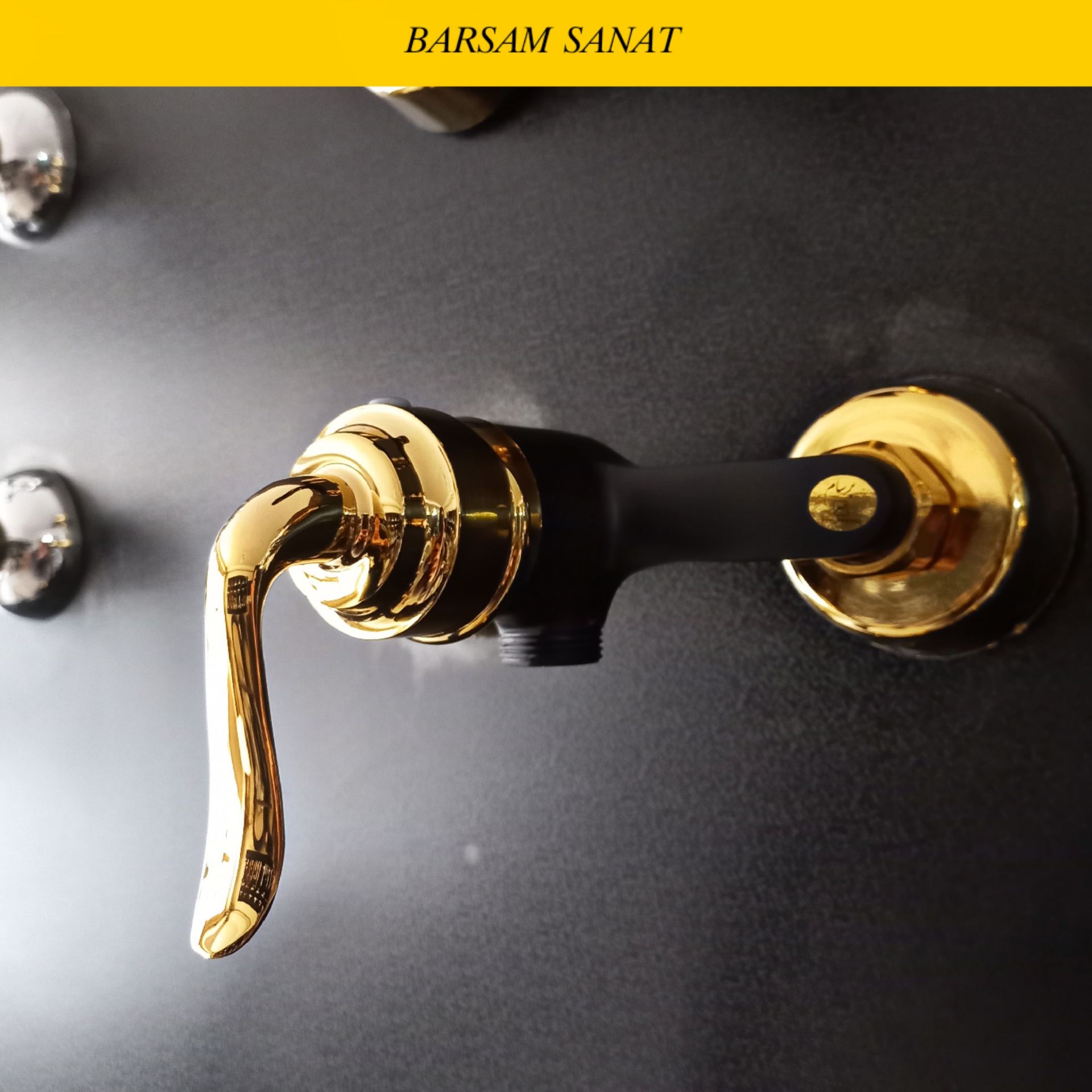 برسام صنعت مدل ونوس مشکی طلایی - Image 5